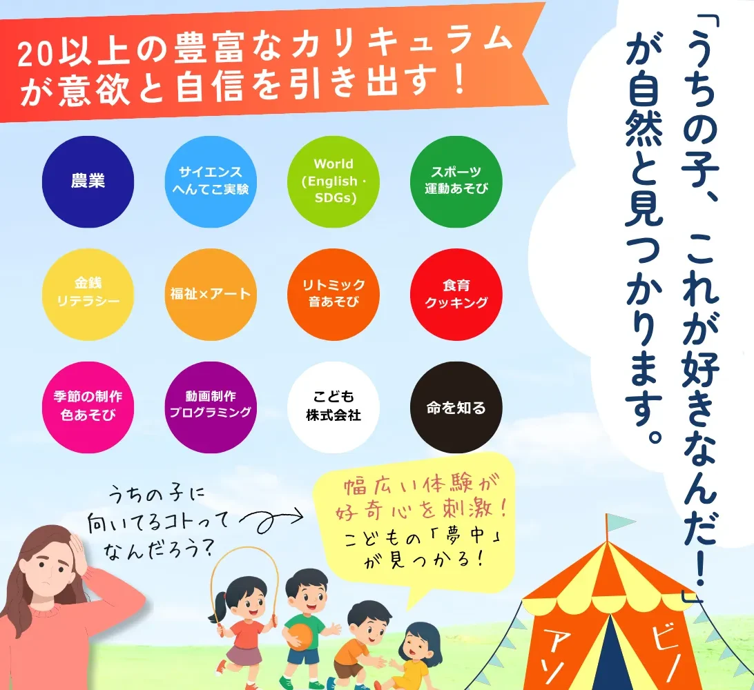 アソビノのカリキュラム